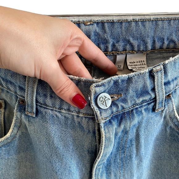 Calvin Klein Vintage Standard Straight Fit Jeans Unisex - Picture 7 of 13